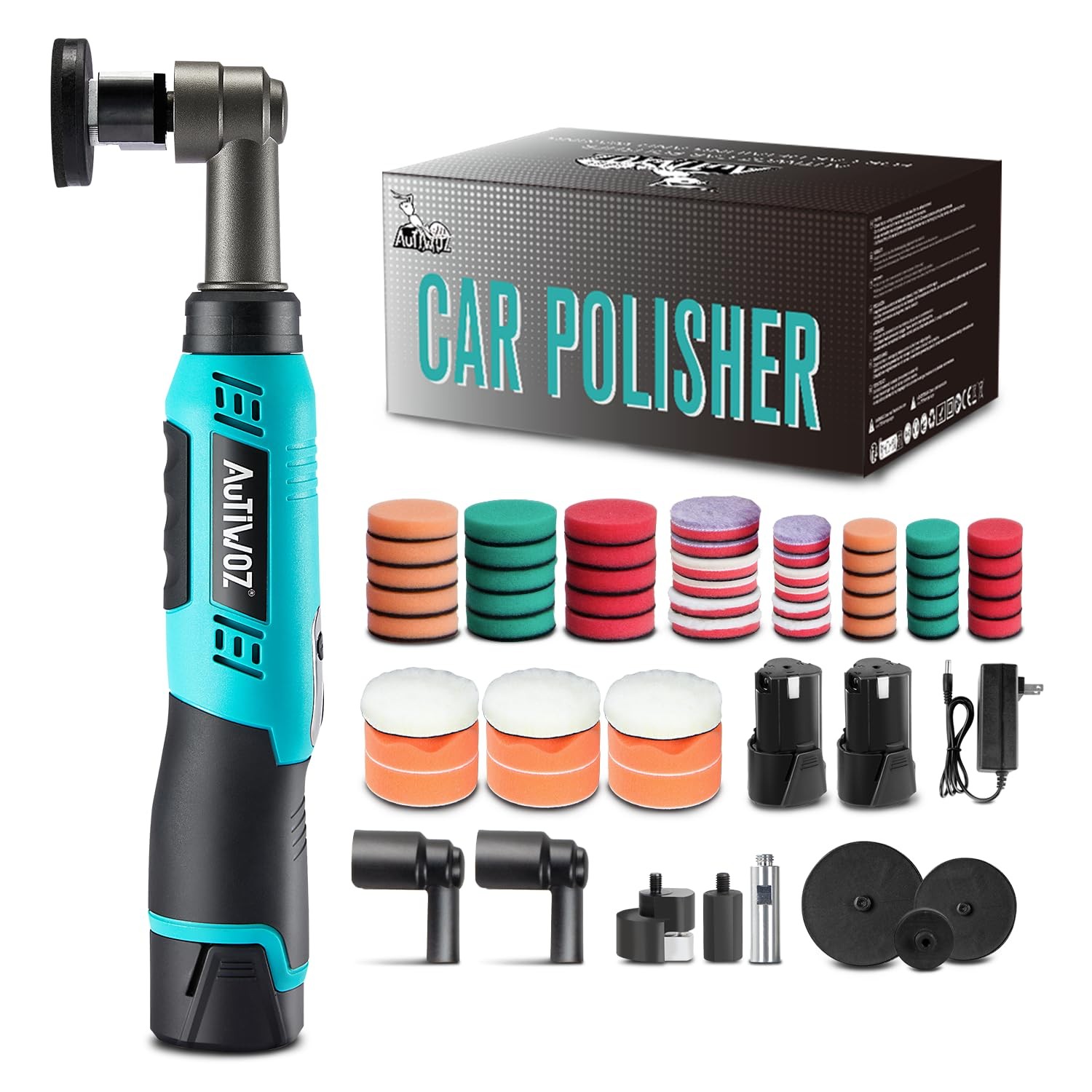WS01 Cordless Mini Buffer Polisher, 1/2/3 Inch Micro Buffer Polisher, 6 Speed…