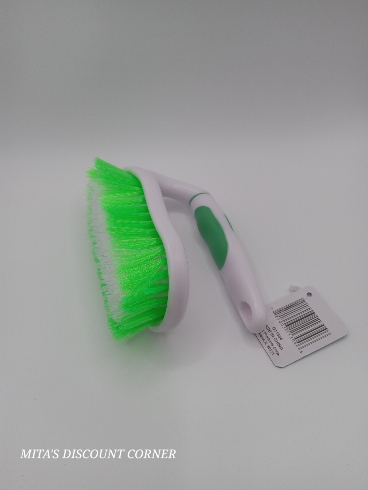 5.5-Inch Heavy Duty Scrub Brush | Iron Shape Handle- 2 Pack