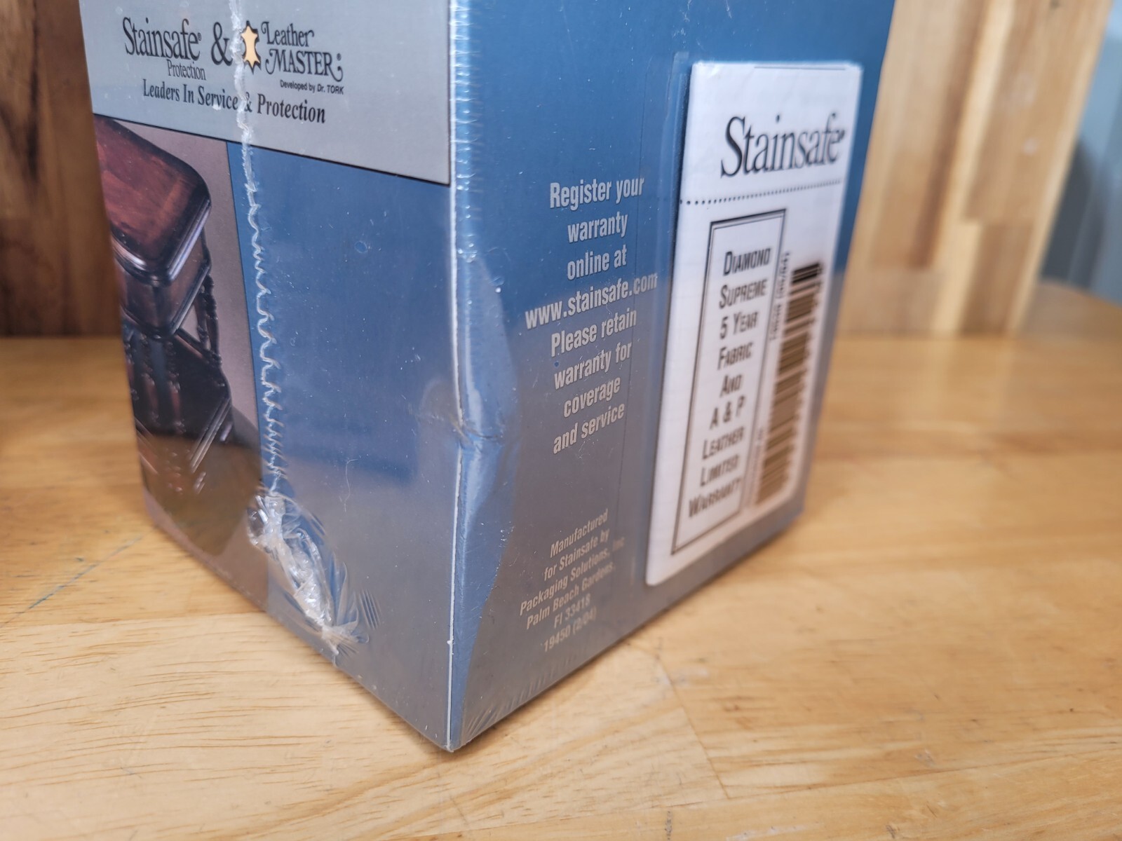 Stainsafe Furniture Care Kit Fabric, Leather, Wood Leather Master Set Of 2 New