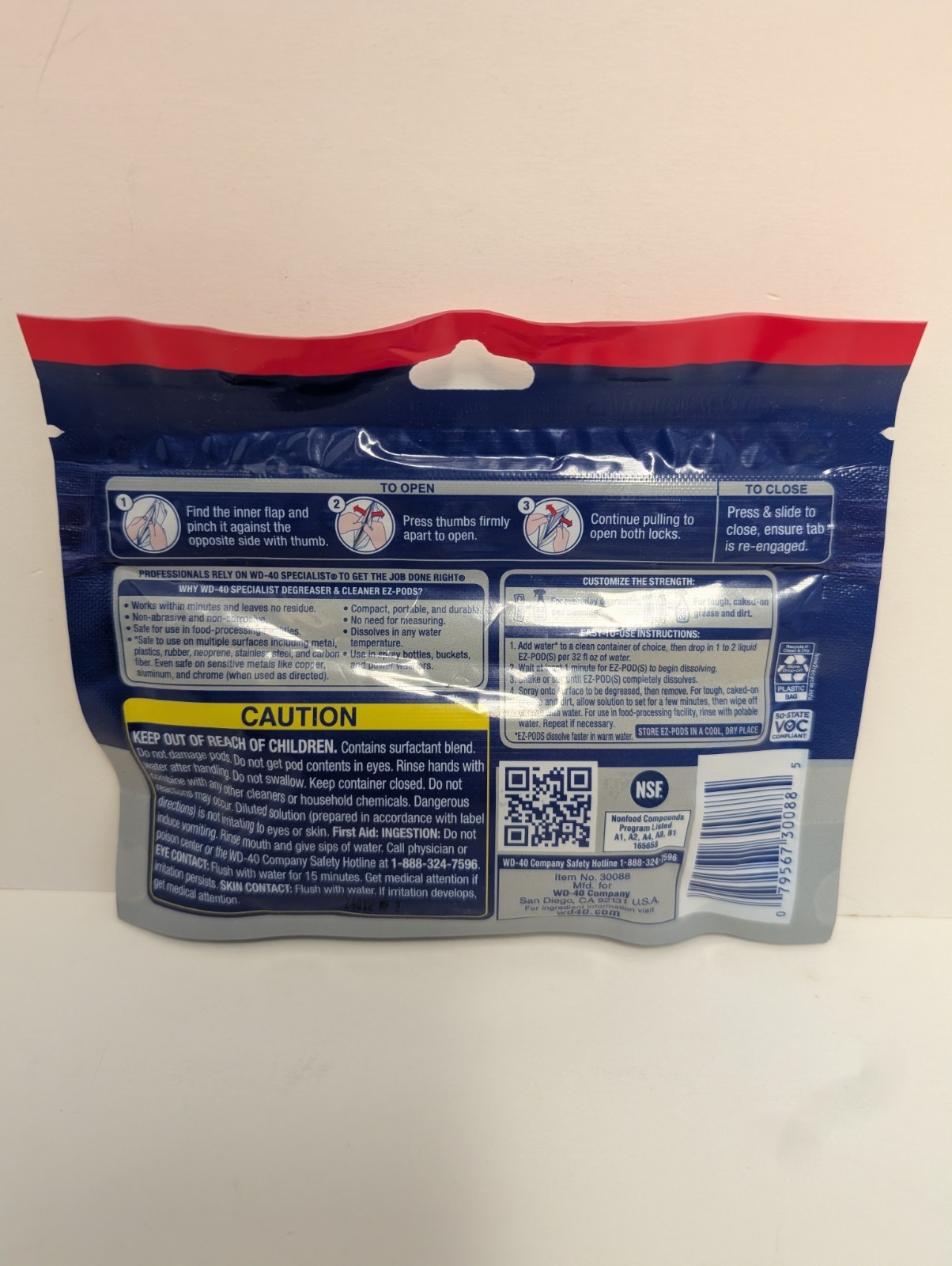 WD-40 Specialist EZ-Pods Degreaser Cleaner 5-Pods Pack Concentrated