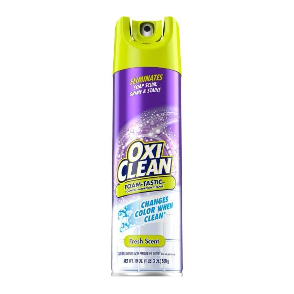 OxiClean Foam Tastic 19oz Bathroom Cleaner Pack of 3 Color Changing Formula