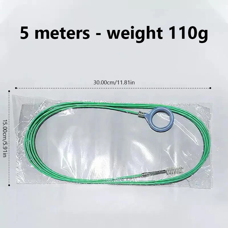 SEAMETAL 3M/5M Car Drain Dredge Cleaning Brush Long Hoses Dredging Tool Car Door