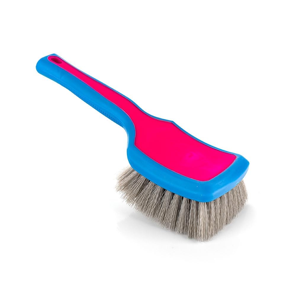 ProGrip XL Tire Brush – Ergonomic Handle, Stiff Bristles for Tough Grime