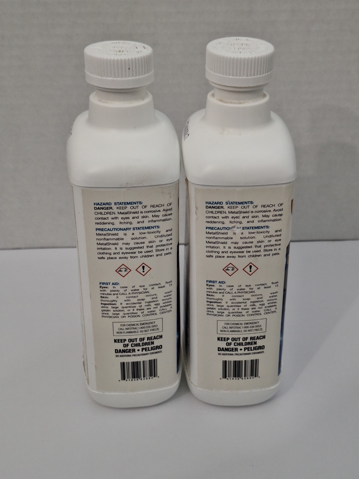 SET OF 2 Metal Sheild One Step Metal Stain Remover 32 fl oz. DISCONTINUED