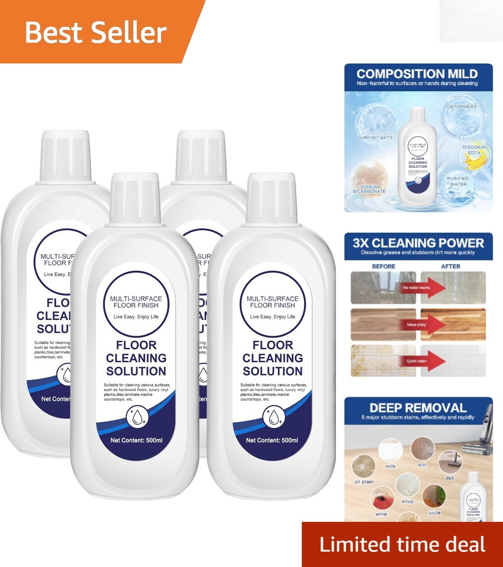 Versatile Multi-Surface Cleaning Solution for Tineco & Robot Vacuums – 67 Fl Oz