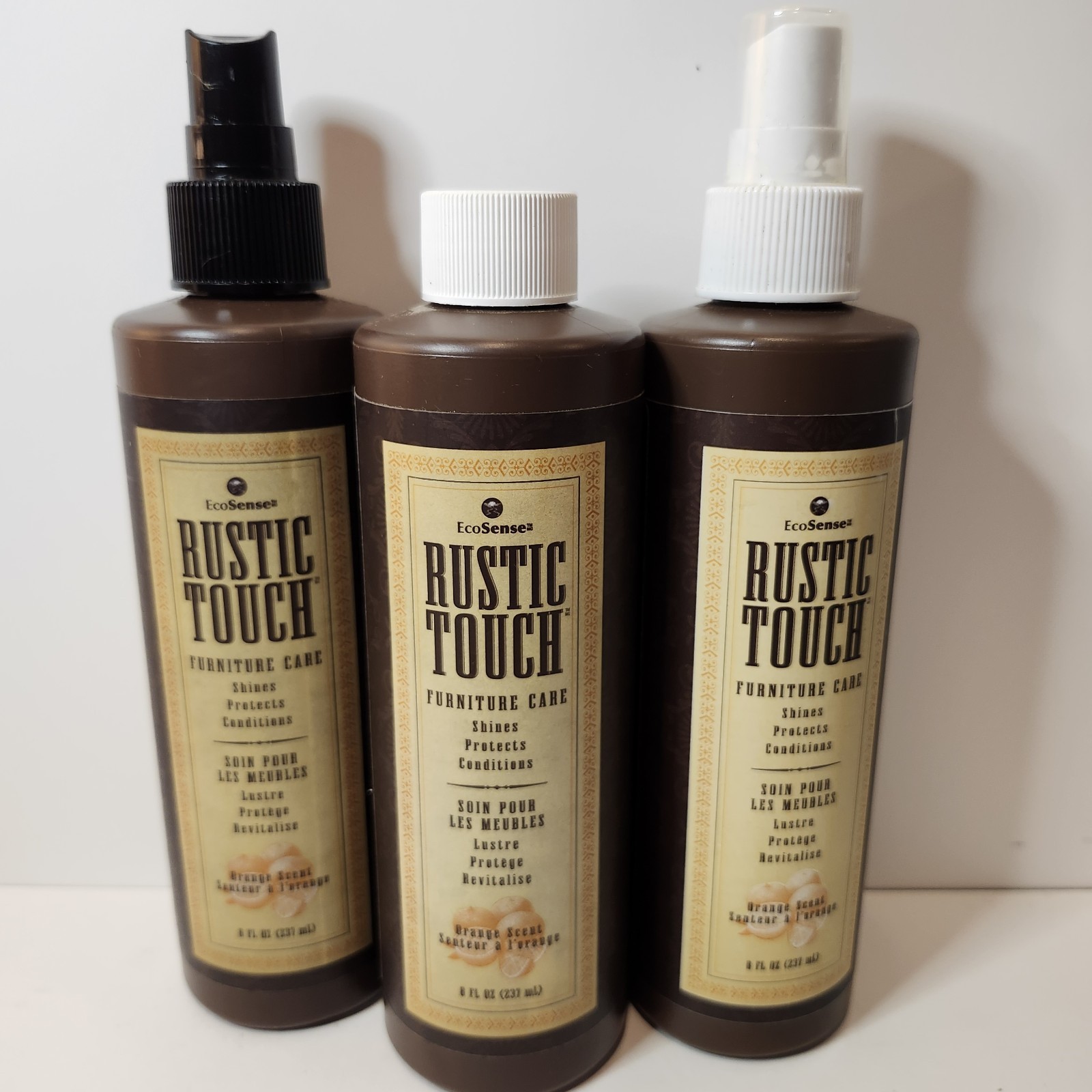 Melaleuca Ecosense Rustic Touch Furniture Polish 8 Fl Oz X3 Bottles *READ*