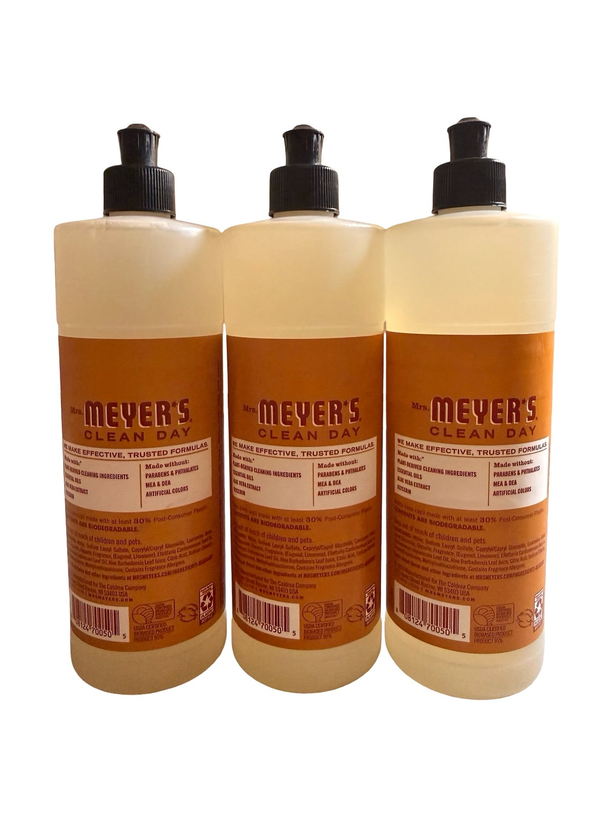 Mrs. Meyer’s Apple Cider Holiday Scent Liquid Dish Soap – 16 fl oz – Pack of 3