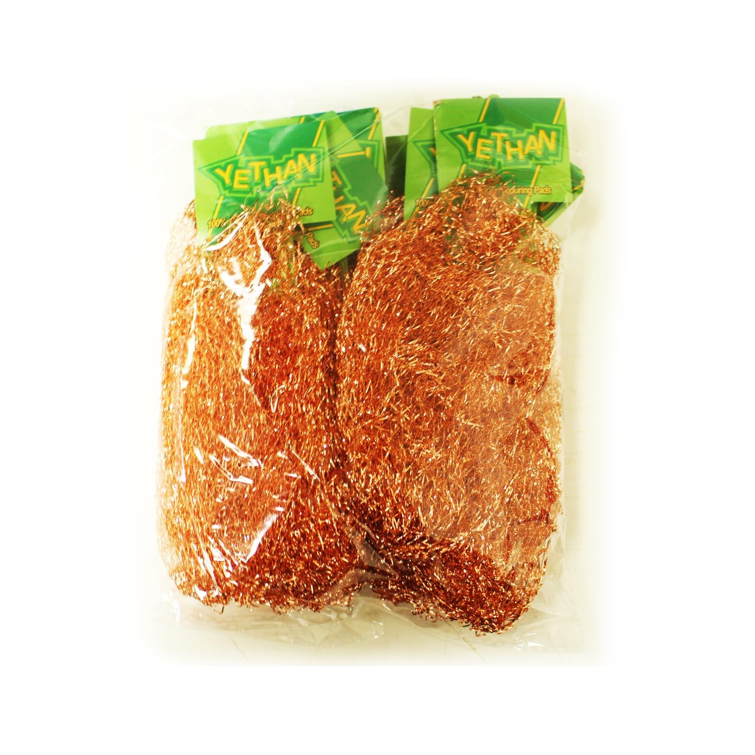 Copper Scouring Pad, Scrubbing Scour Pads 10 Pcs/Pack, Pure Copper, 13g / Pc