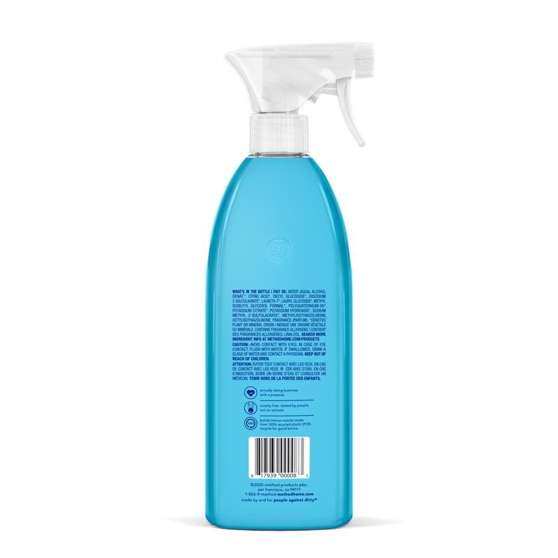 3 ~ Method Eucalyptus Mint Scent Bathroom Tub and Tile Cleaner 28 oz Liquid New