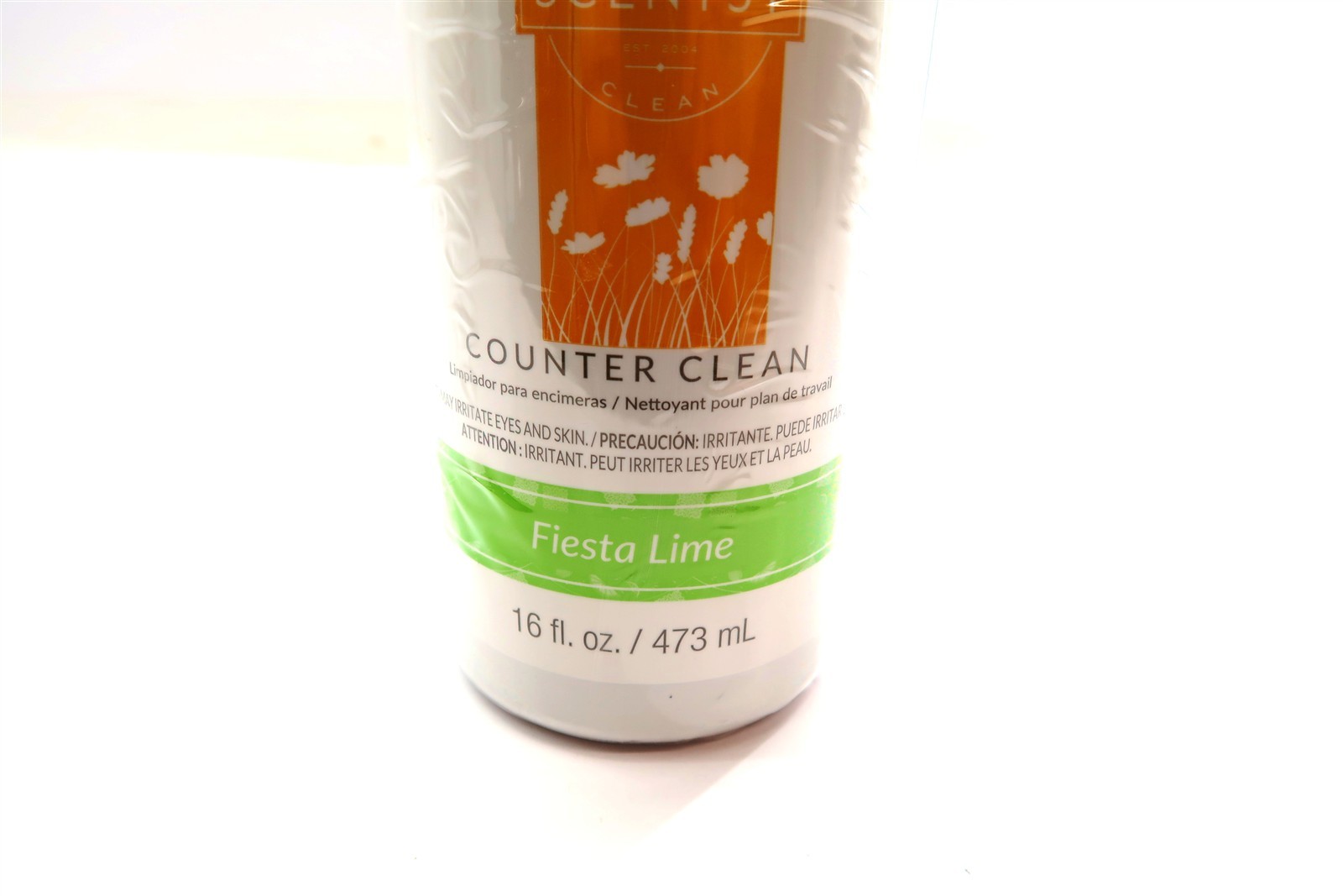 New SCENTSY COUNTER CLEAN in Fiesta Lime Scent Spray Bottle 16 Fl Oz 62045