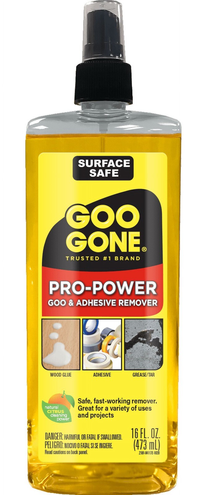 ( 2 PACK )Goo Gone Pro-Power Goo & Adhesive Remover Pump Spray, 16 Oz