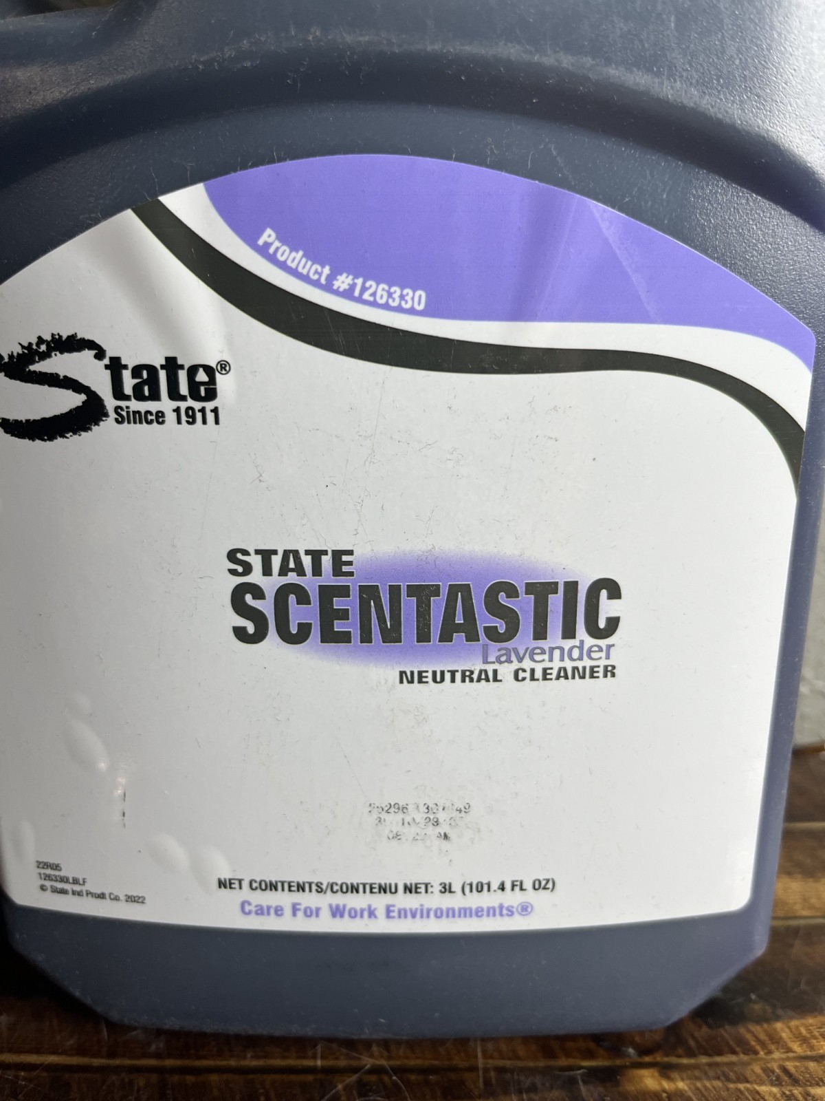 State Scentastic Lavender Neutral Floor Cleaner 3L Concentrated Formula #126330