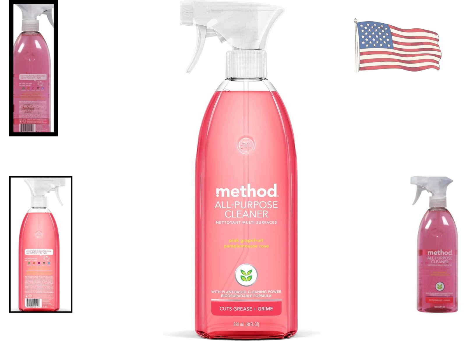 Pink Grapefruit All-Purpose Cleaner – 28 Oz Eco-Friendly Spray For Every Surface