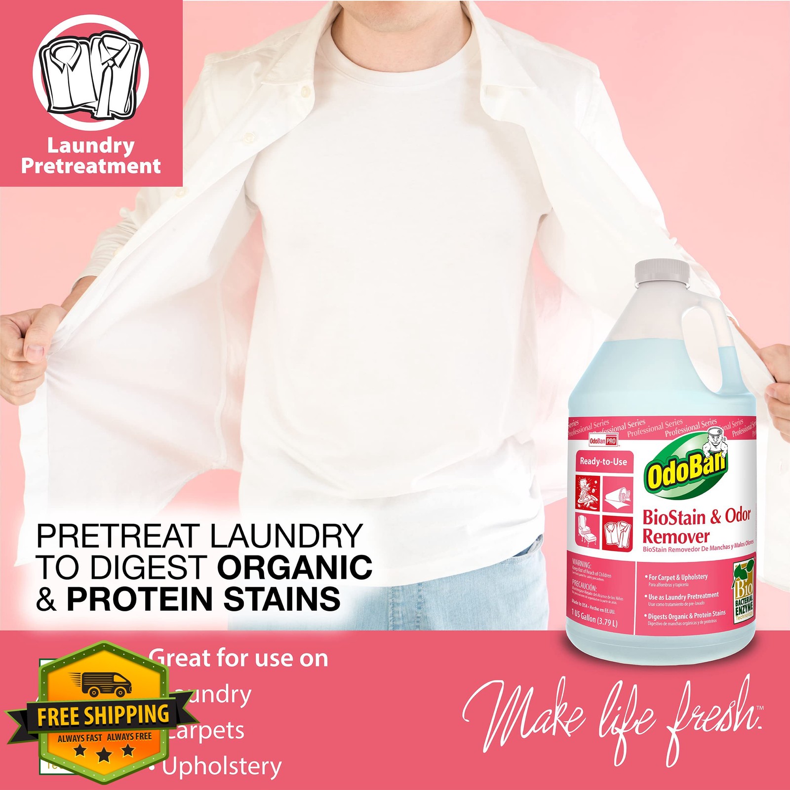 OdoBan Ready-to-Use Cleaner 4 Gallons