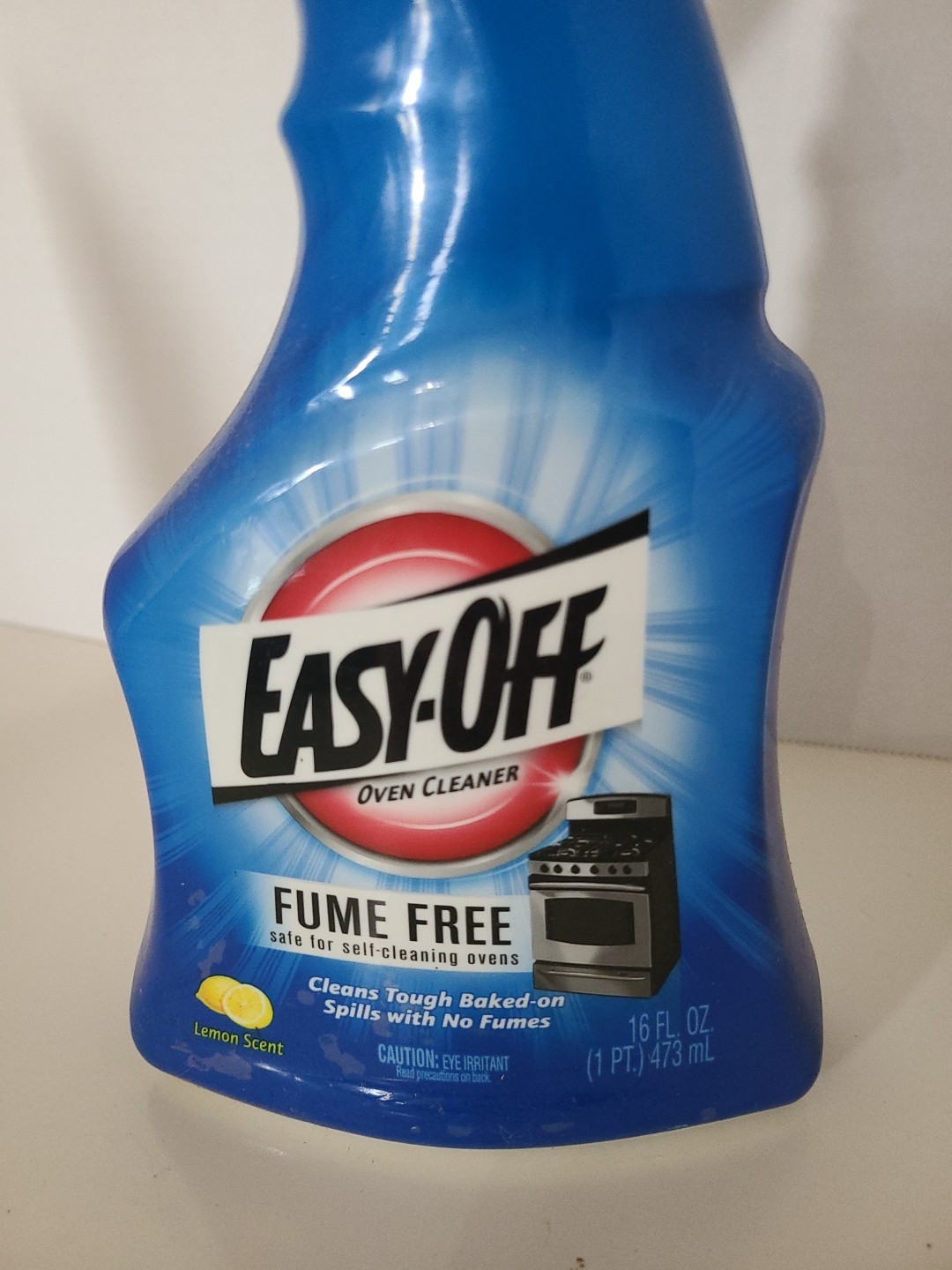 Easy-Off FUME FREE OVEN CLEANER Lemon Scent Trigger Safe For Self-Clean Oven NEW
