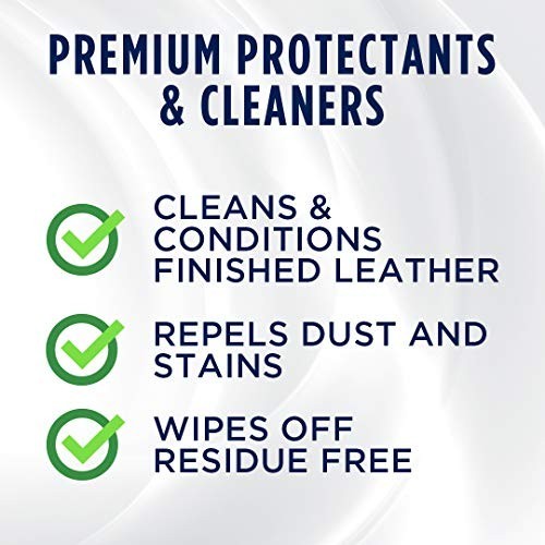 Leather Care Kit – 3-in-1 Cleaner, Conditioner & Protector – Prevents Fading & C
