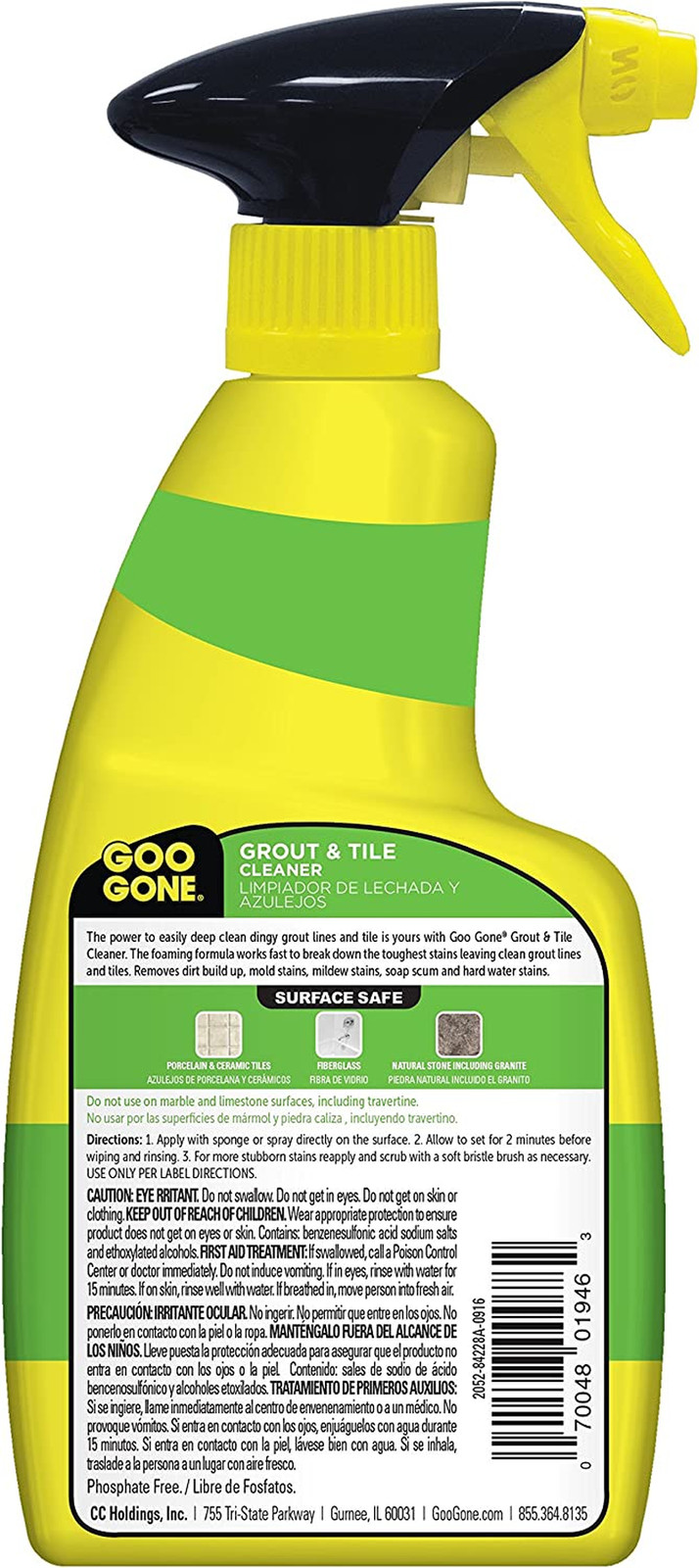 Grout & Tile Cleaner – Stain Remover – 14 Fl. Oz.