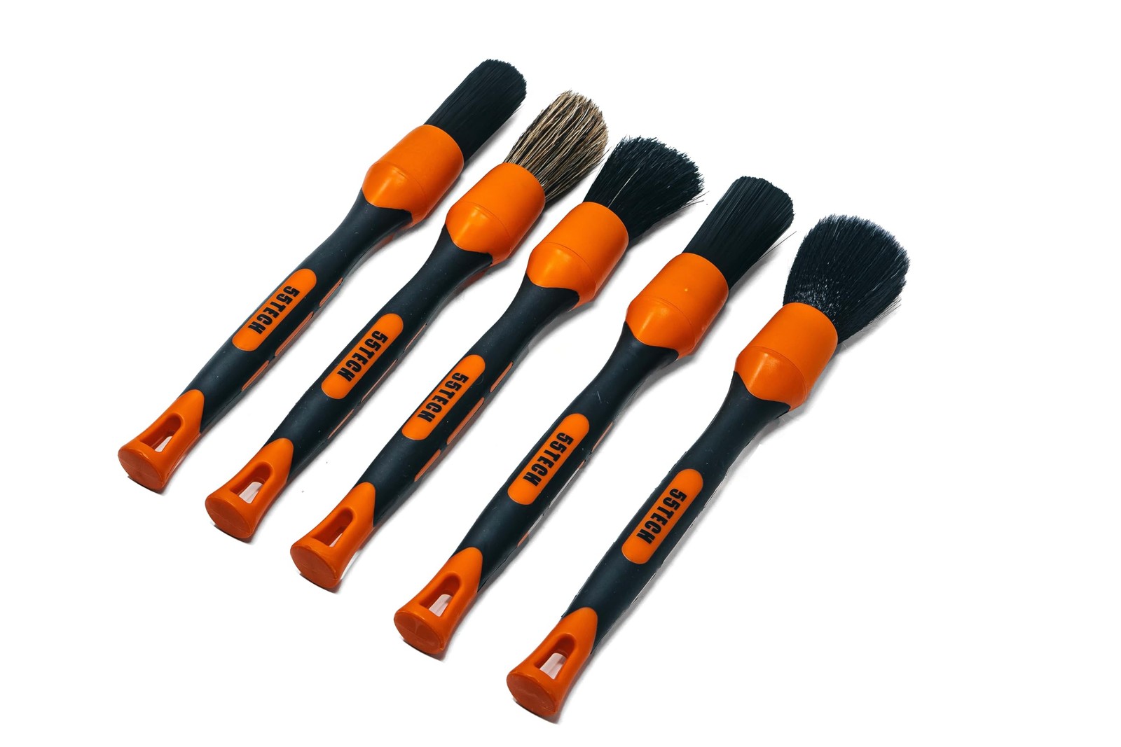 Preimum Car Detailing Brush Set 5 Pack Auto Detail Kit For Automotive Soft To Fi
