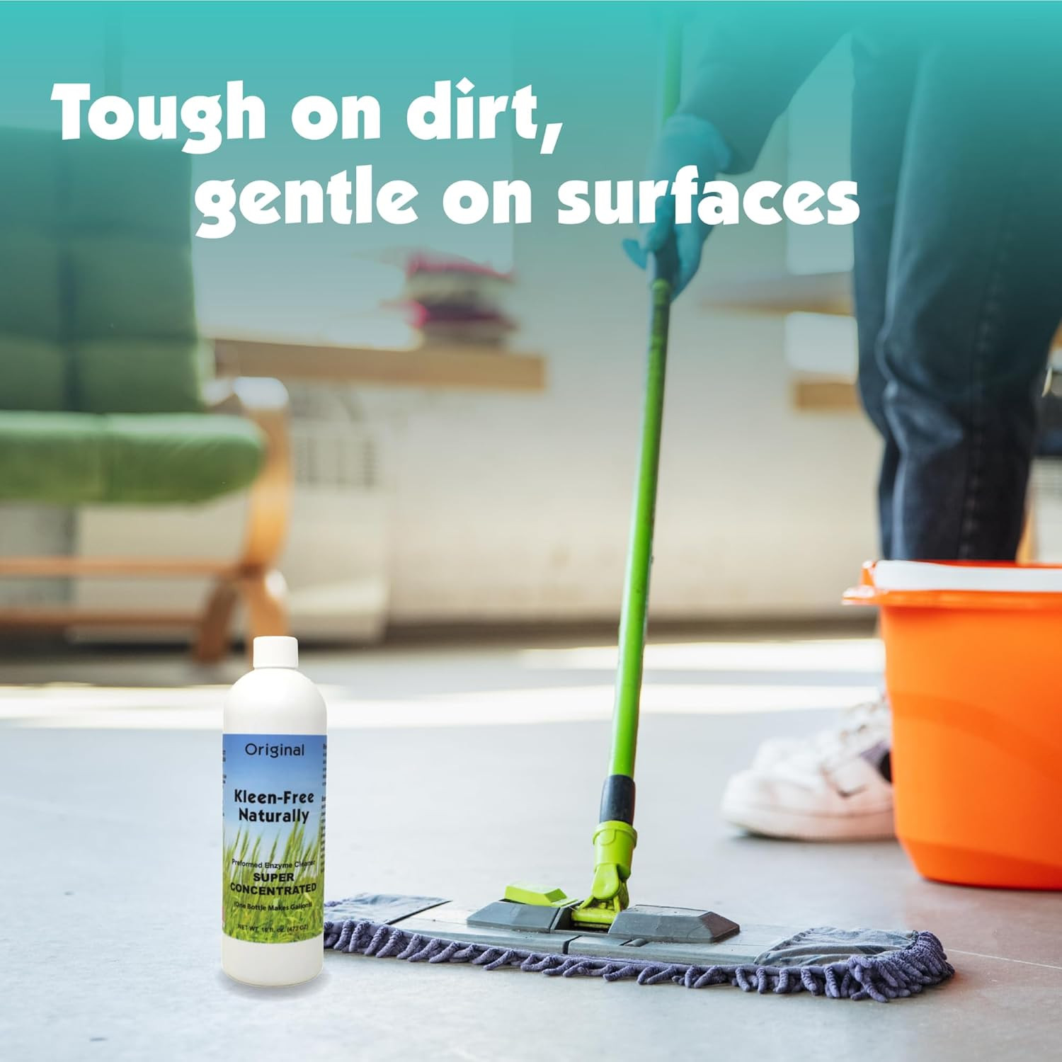 Naturally Preformed Enzyme Cleaner, Enzyme Solution, Multi-Purpose Cleaner, Laun