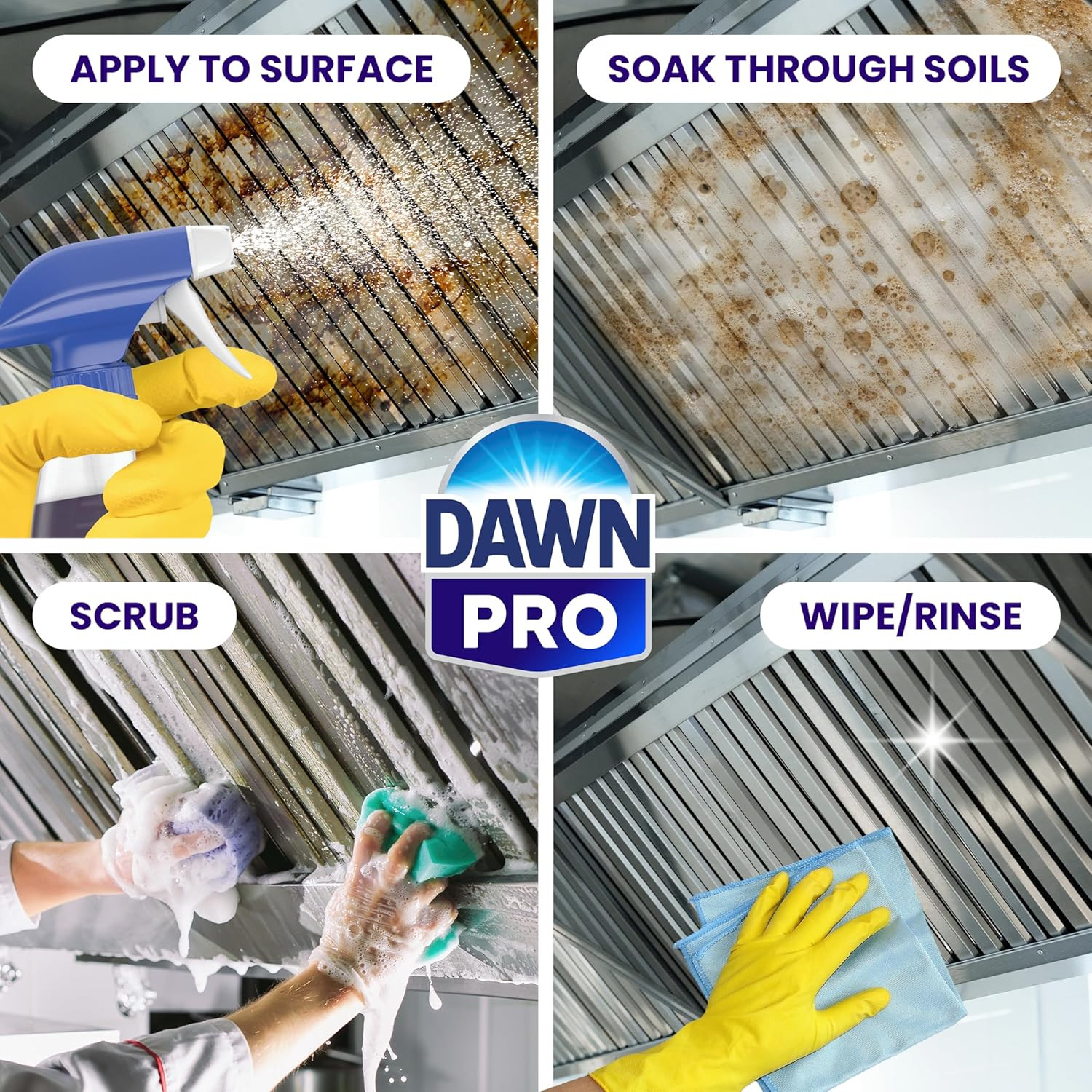 Dawn PRO Kitchen Surface Degreaser, Bulk Cleaning Spray for Oil and Grease Build
