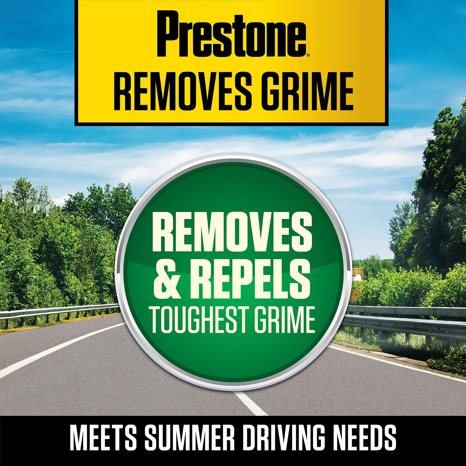 Prestone Bug Wash 128 Fl Oz Advanced Windshield Washer Fluid Streak Free Shine