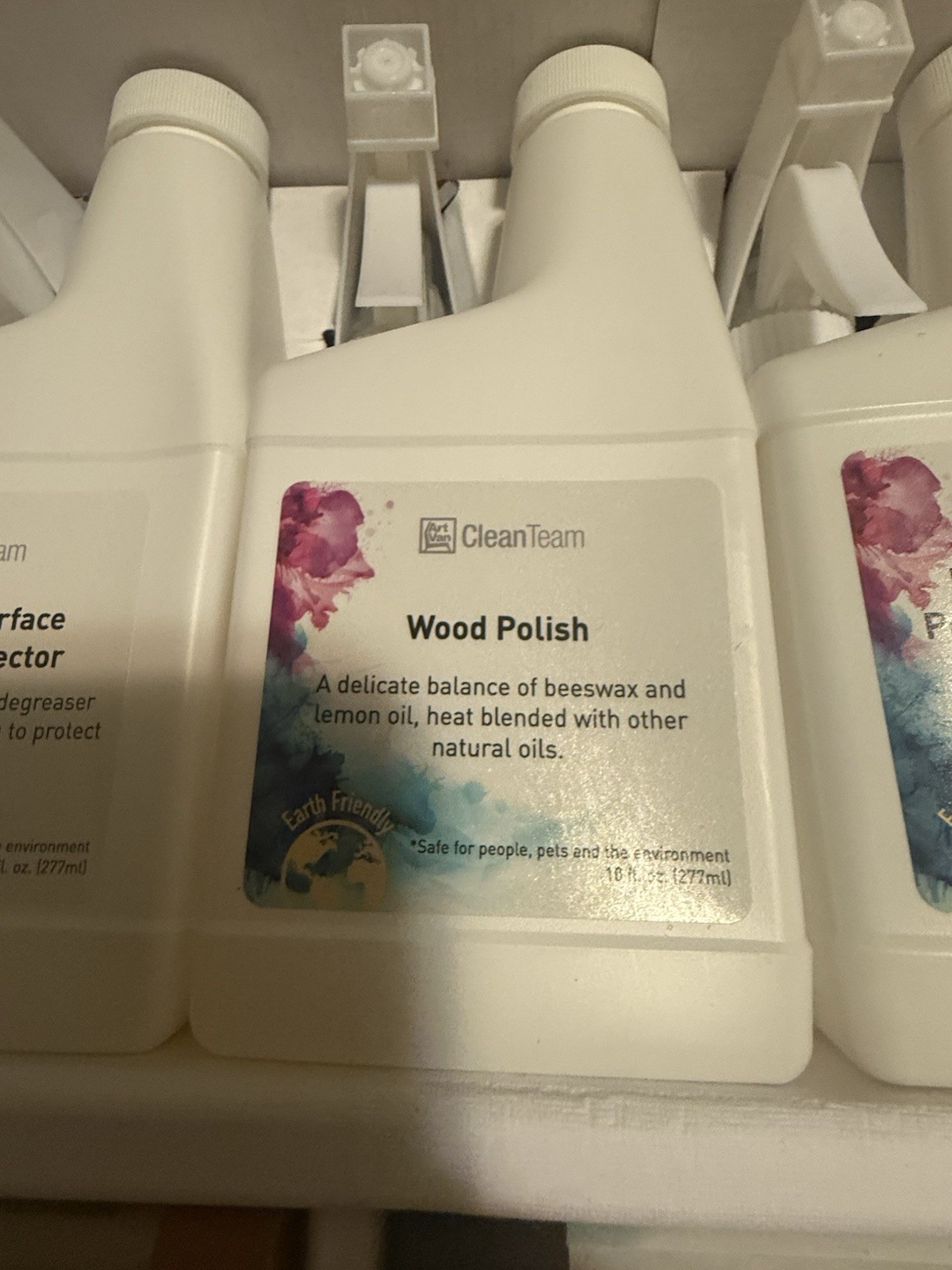 CleanTeam Platinum Furniture Care Kit (Wood Upholstery Leather Cleaner Glass)