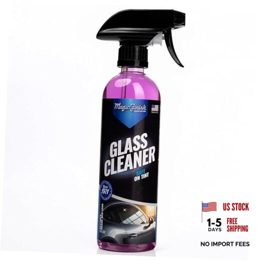 16 fl oz Car Glass Cleaner – Ammonia-Free Window – Pack of 1