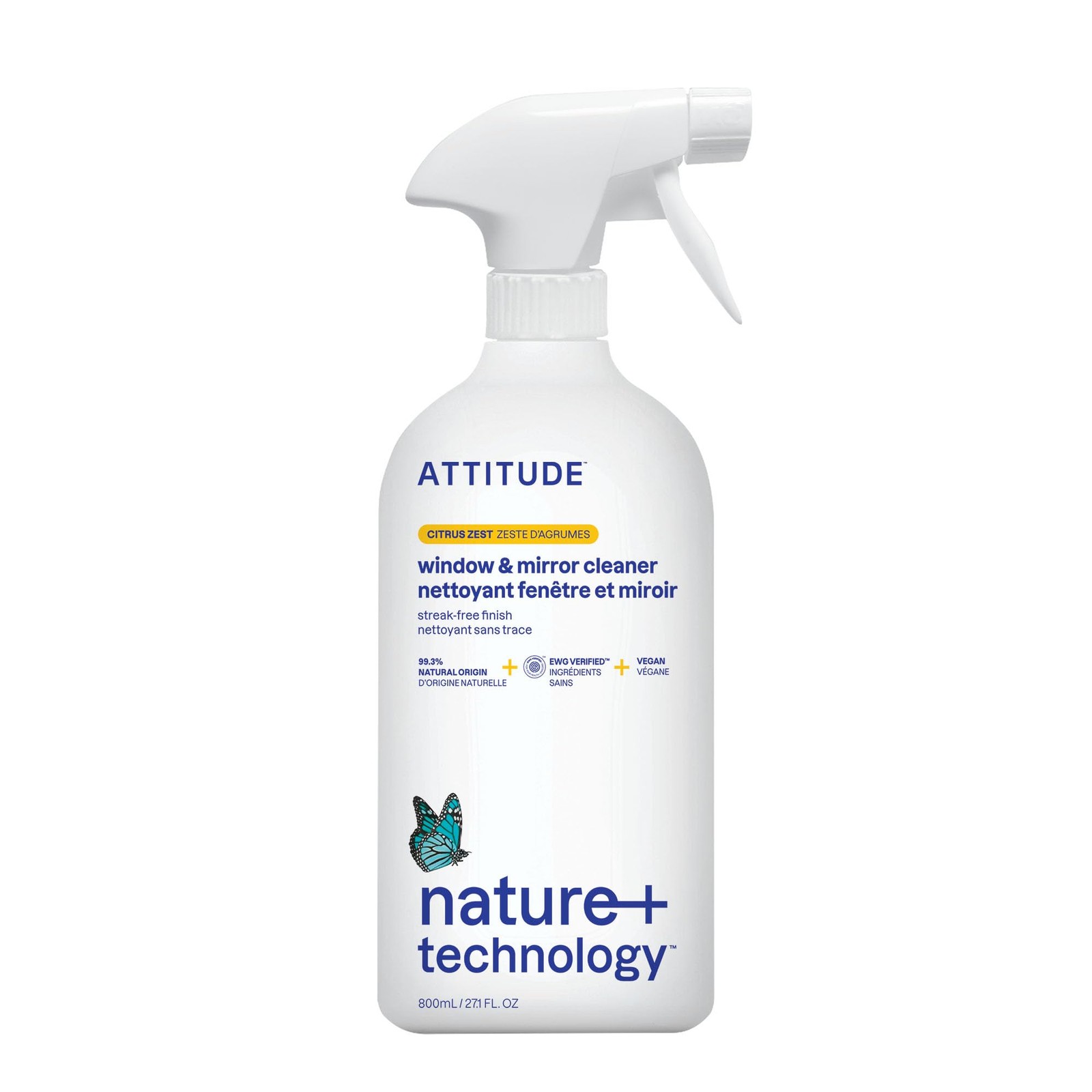 Window and Mirror Cleaner, EWG Verified, Plant- and Mineral-Based Ingredients…