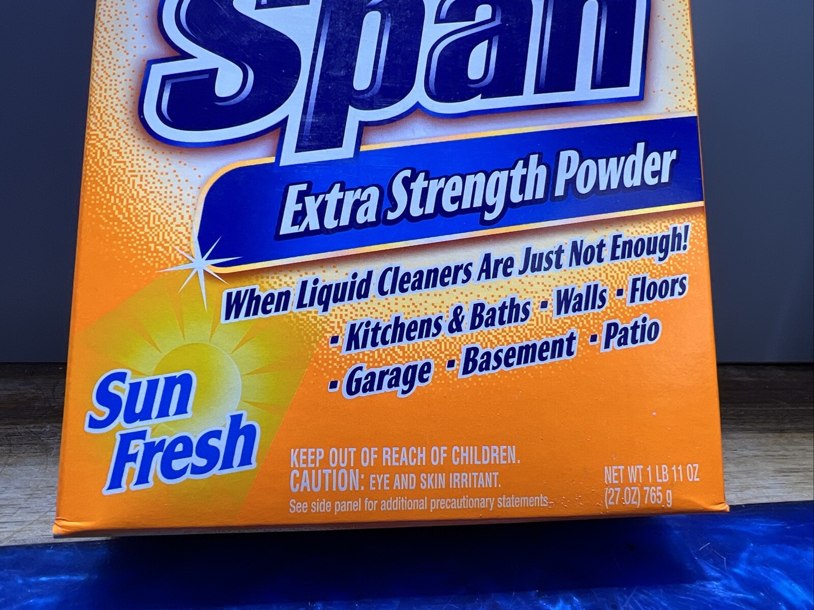Spic and Span® Extra Strength Powder: Sun Fresh 27 OZ NOS Discontinued 1Lb11Oz