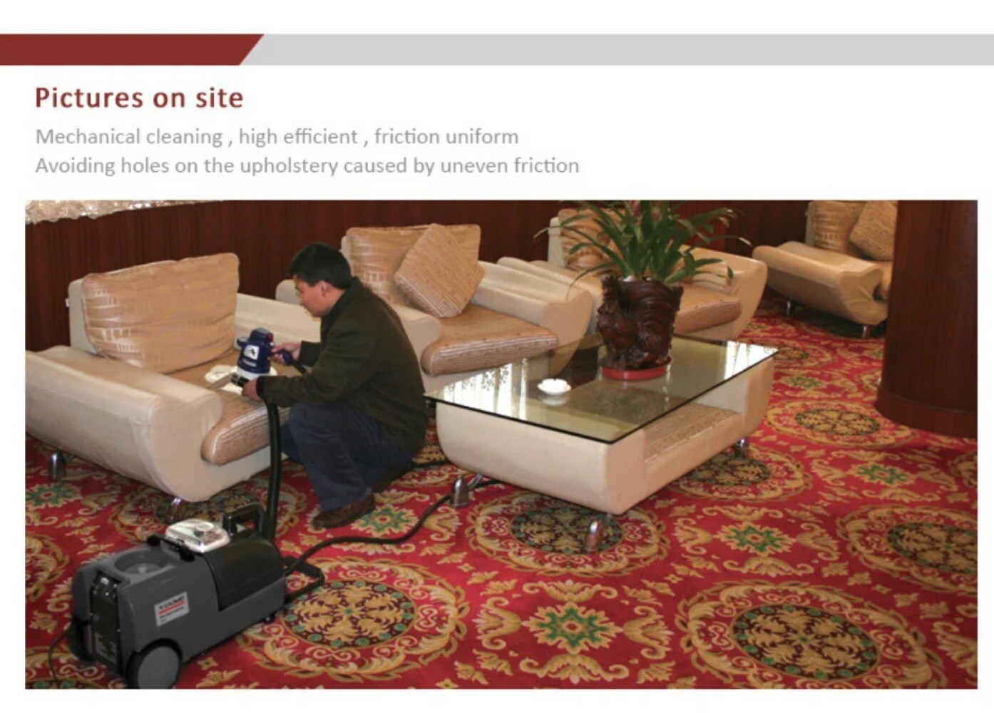 GMS-1/-2 High Quality Sofa Carpet Cleaning Machine Sofa Cleaning Equipment
