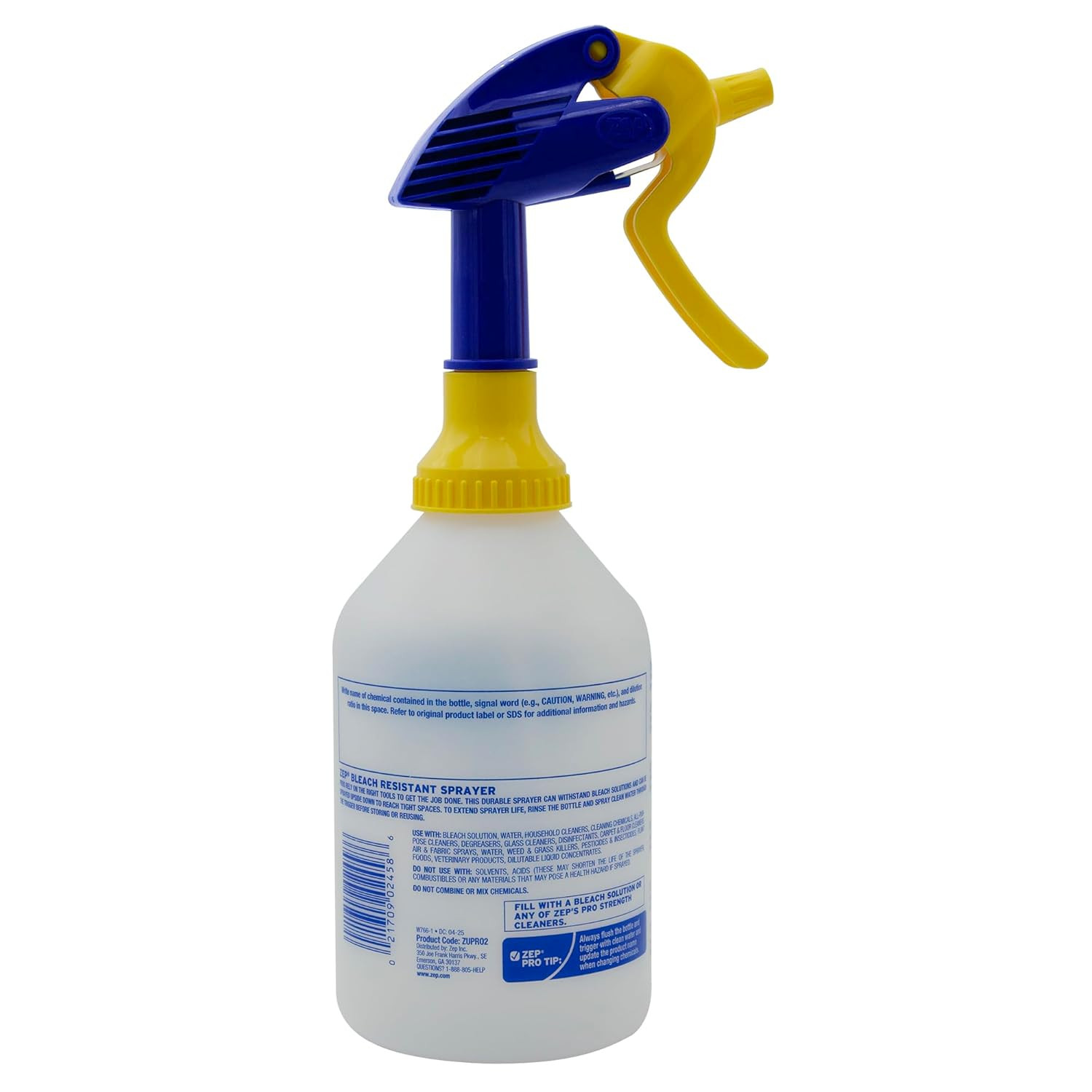 Zep Bleach Resistant Professional Sprayer Bottle – 32 Oz (Pack of 2) – ZUPRO2-30