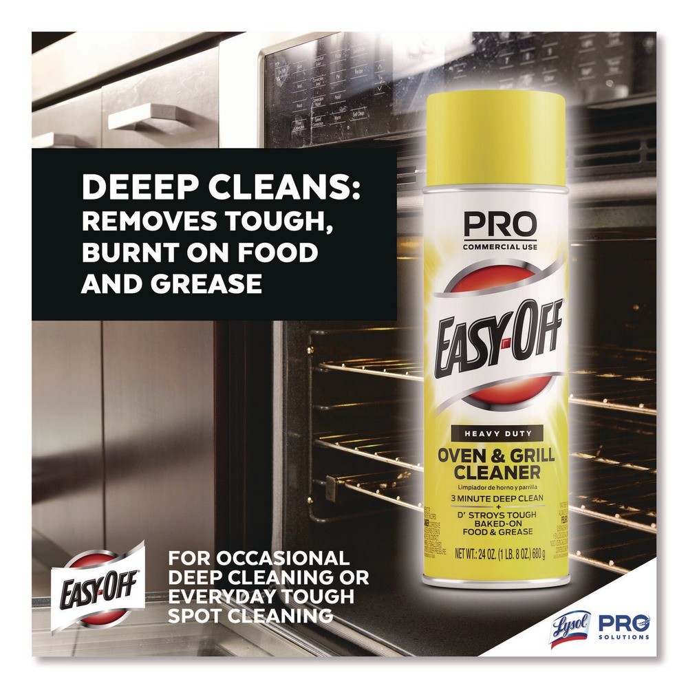 Professional EASY-OFF 85261EA 24 oz. Spray Oven/Grill Cleaner – Unscented New