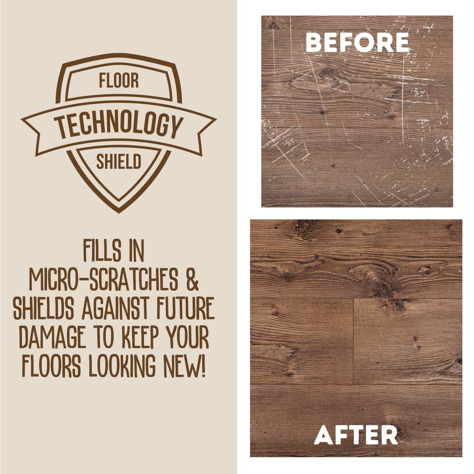 Quick Shine 2 Pack Smart Combo- Includes 1 Hardwood Floor Cleaner & 1 Hardwood