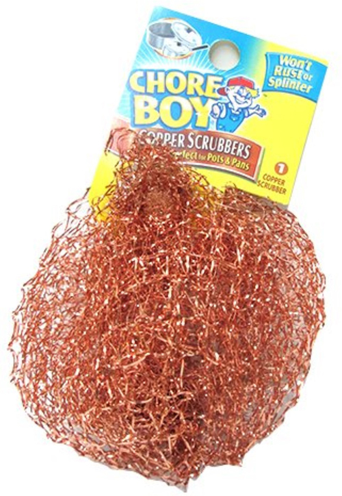 10 Pcs Chore Boy 100% Pure Copper Scrubbers Scrubbing Pads For Pots and Pans!