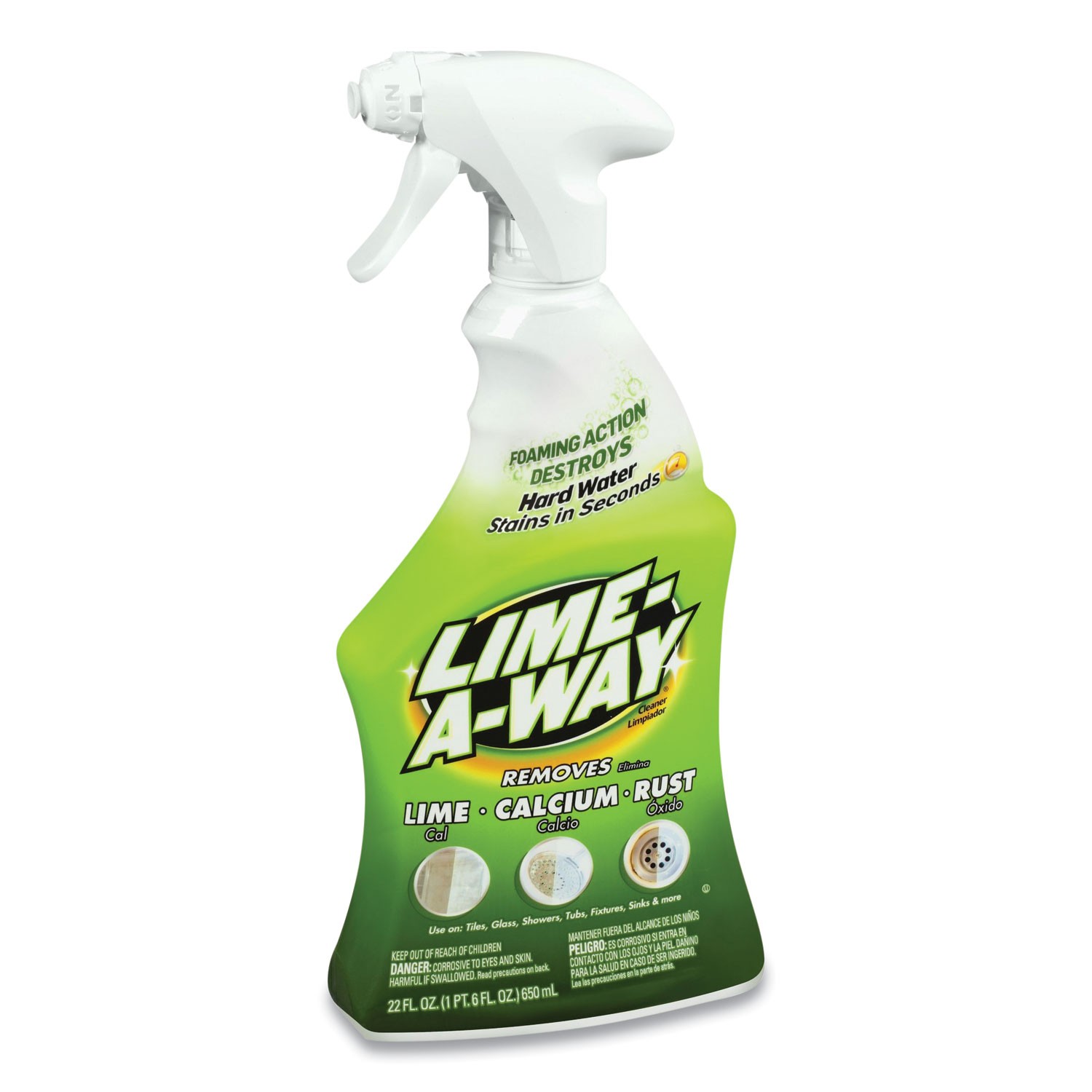 LIME-A-WAY® Lime, Calcium and Rust Remover, 22oz Spray Bottle