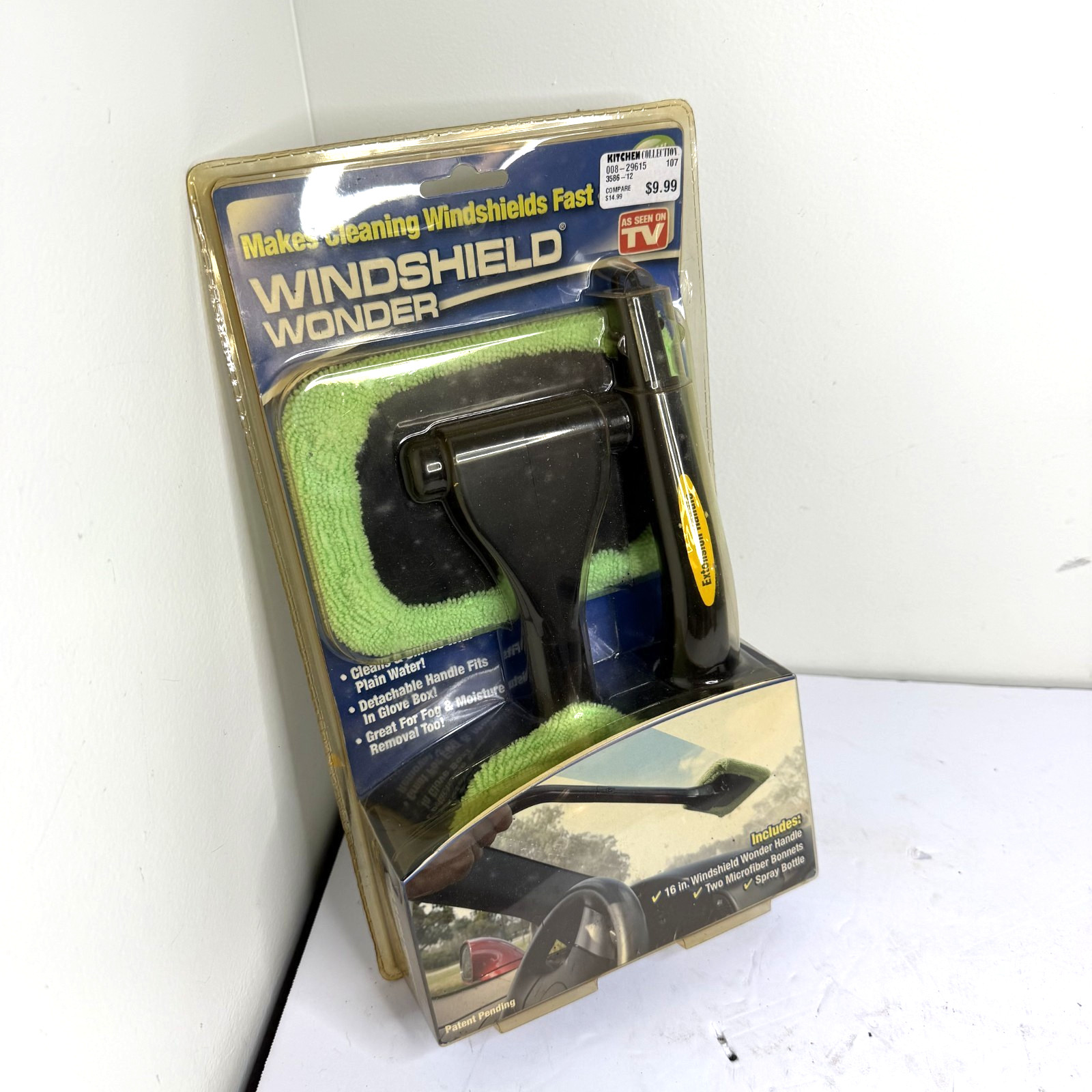 As Seen On TV Windshield Wonder Car Window Cleaning Tool w/ Long Handle New