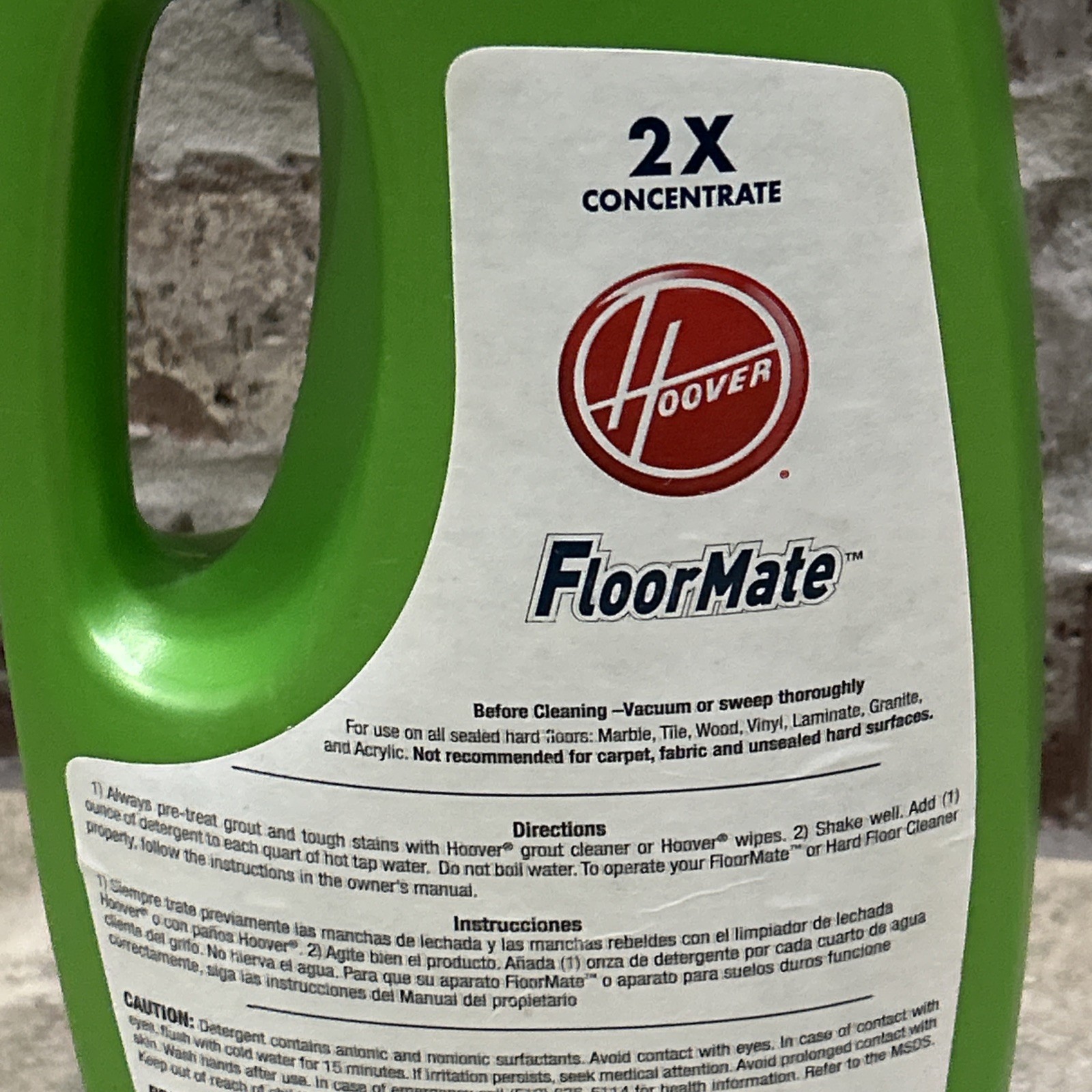 Hoover Floormate Multi-Floor Detergent 2X Concentrate 64 Oz Floor Cleaner