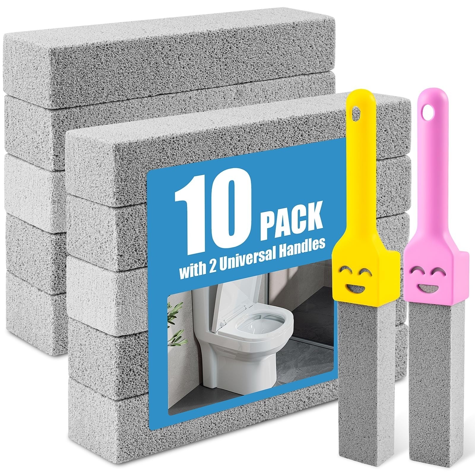Reusable Scouring Stones For Cleaning Toilets Bathtubs Grills Sinks Stove Grates