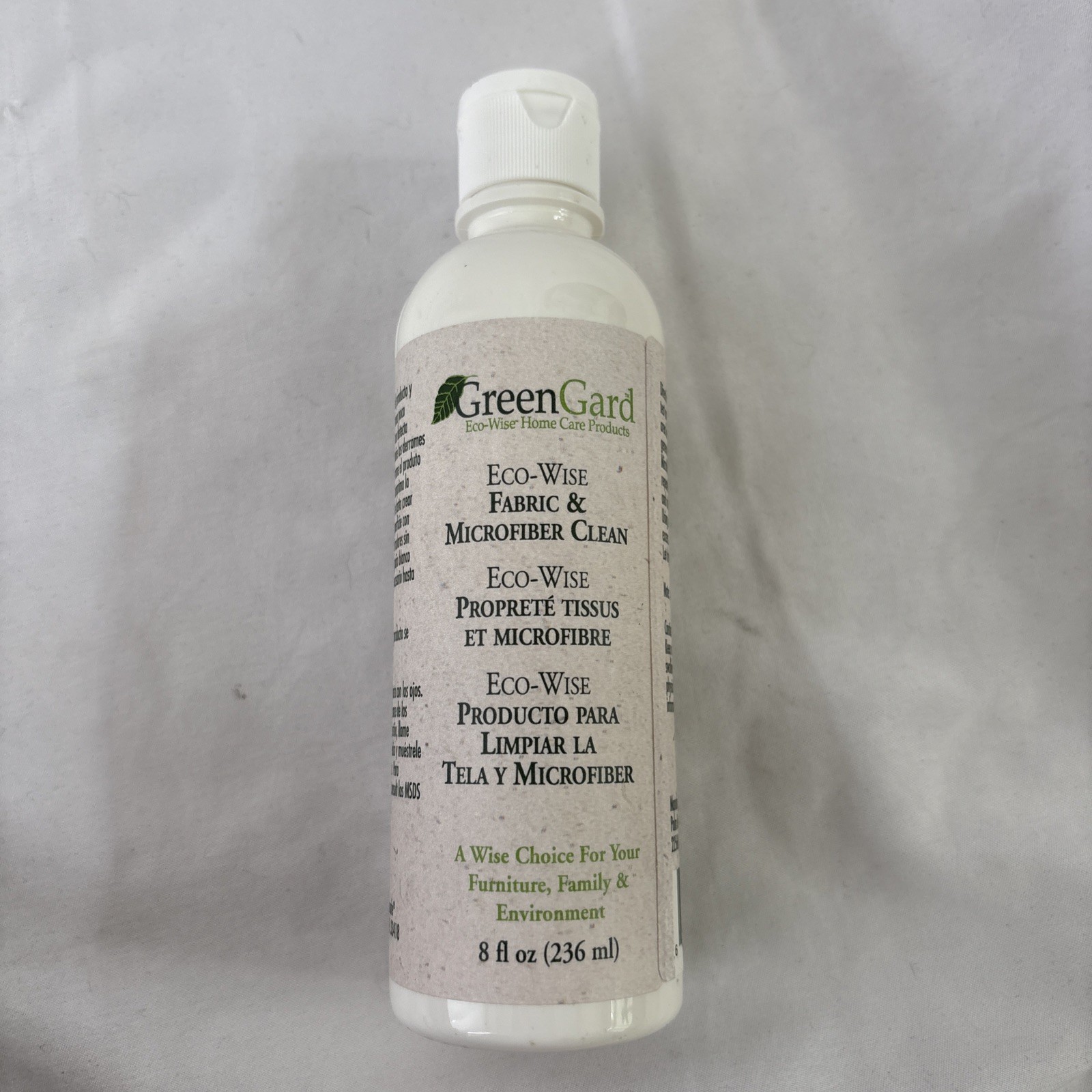 Green Guard Leather Cleaner Eco-Wise Home Care Furniture LEATHER and FABRIC CARE