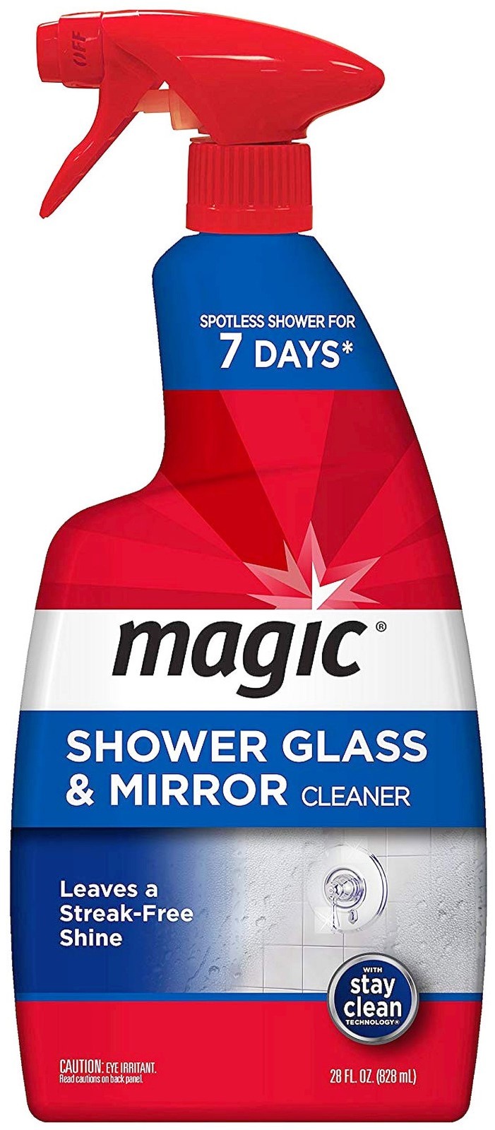 Shower Glass Mirror SPRAY CLEANER Anti Fog remove bathroom soap scum MAGIC 2716