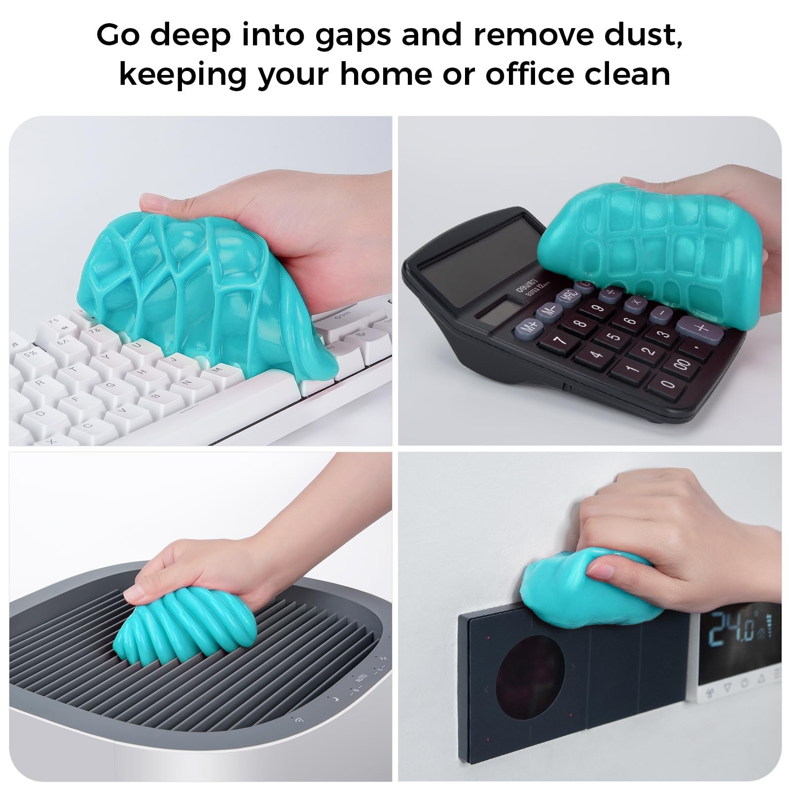 Car Cleaning Gel 2-Pack – Universal Dust Cleaner for Vents, Keyboards, and