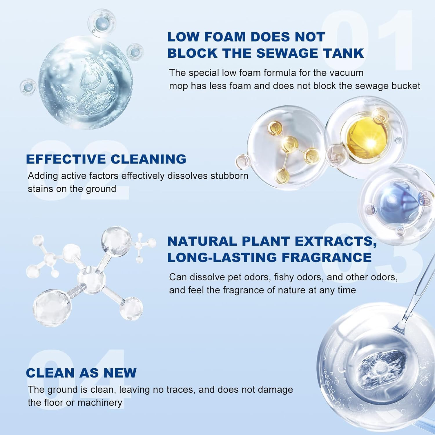 Floor Cleaner 1000Ml Lavender Scent Compatible with Tineco Cleaning Solution, Re