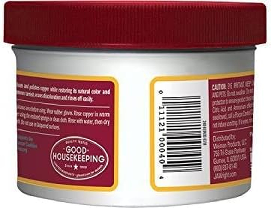 Copper and Brass Polish and Cleaner Cream- 8 Ounce – 2 Pack – Gently Clean an…