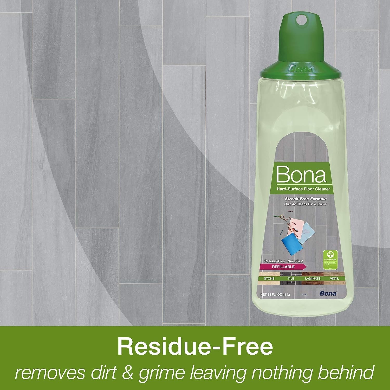 Multi-Surface Hard Floor Cleaner Spray Mop Cartridge-34 fl oz – Unscented-Ref…