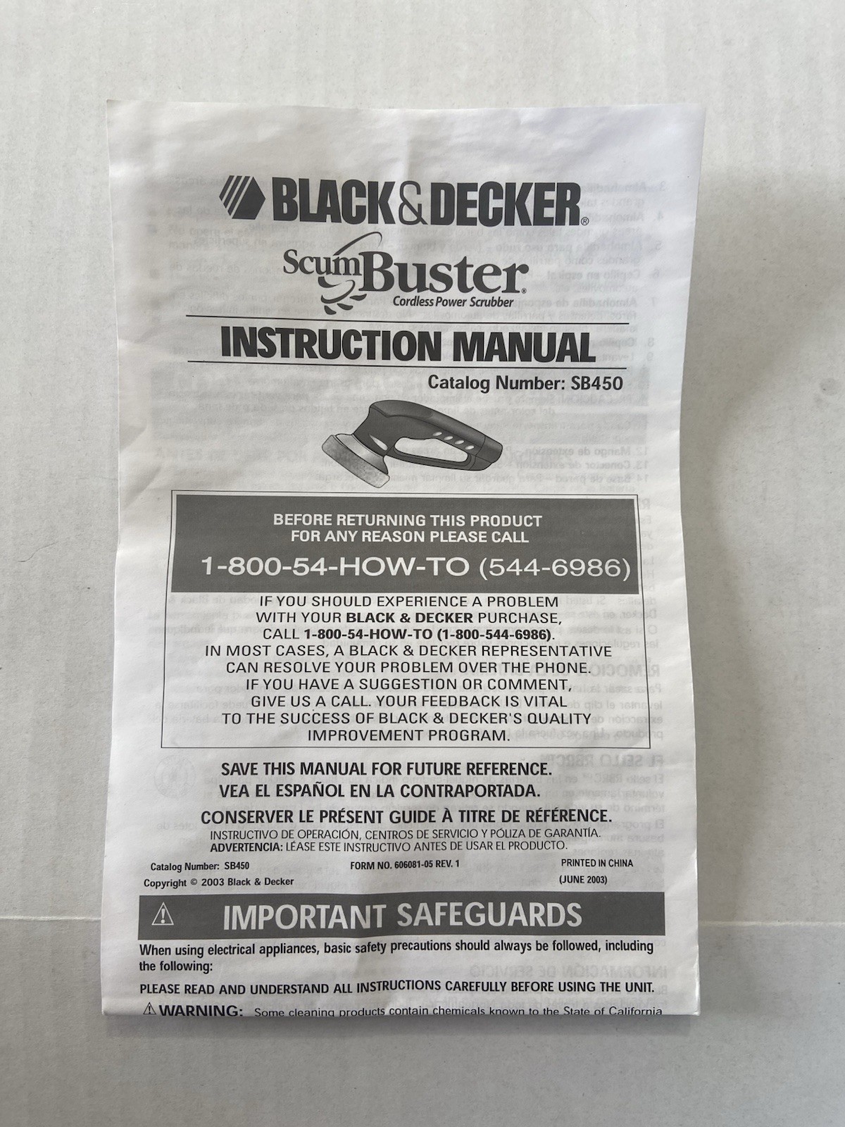 Black & Decker Scumbuster Replacement Attachments. Spiral brush. Extender Handle