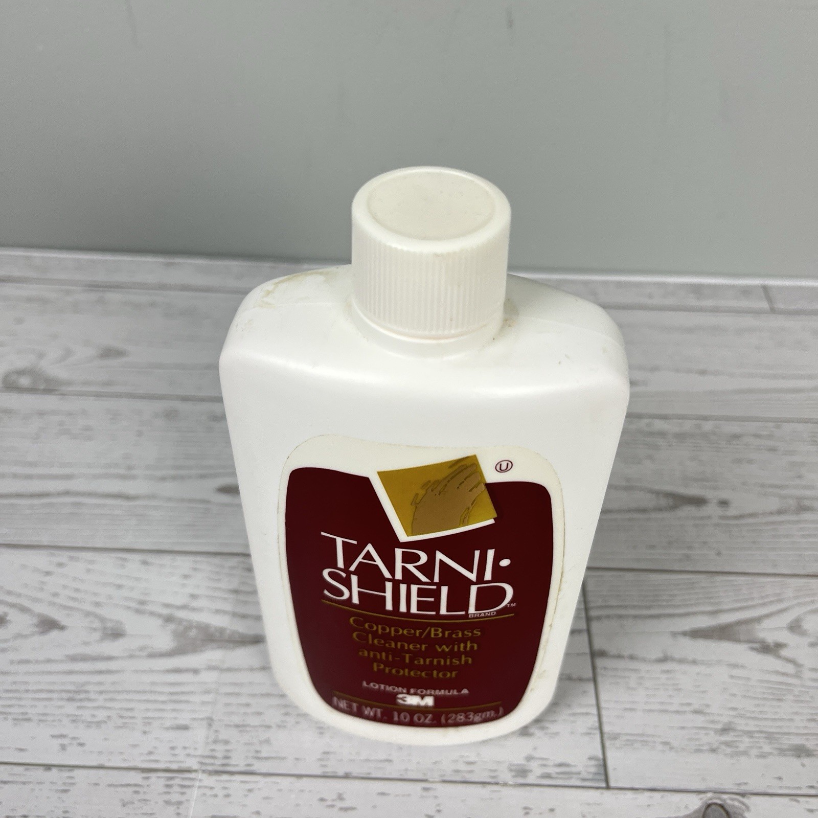 3M Tarni-Shield Copper & Brass Cleaner 10oz 70% Full Discontinued 1992 USED