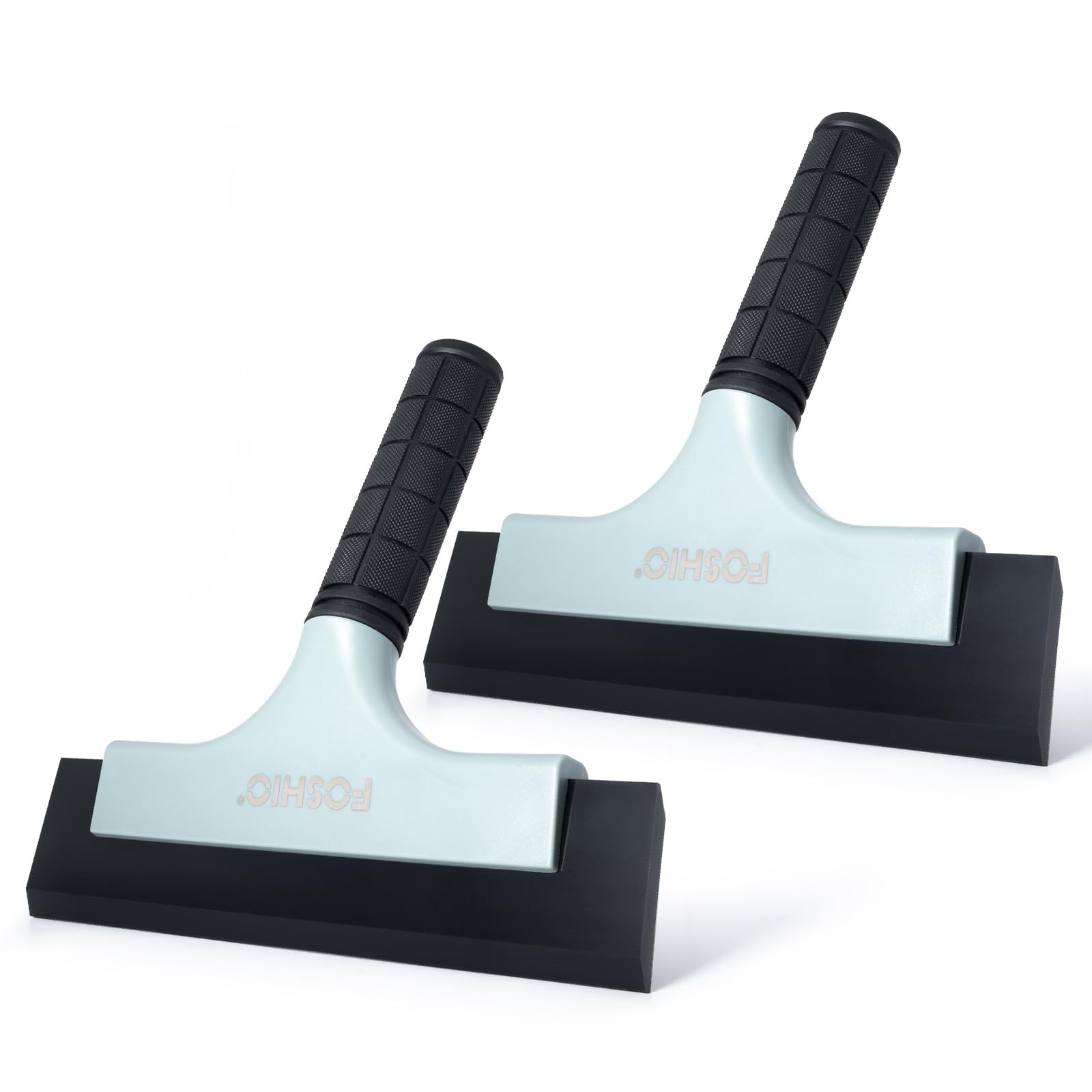 All-Purpose Car Window Squeegee, 2 Pack 8 inch Double Edge Squeegee Blades wi…