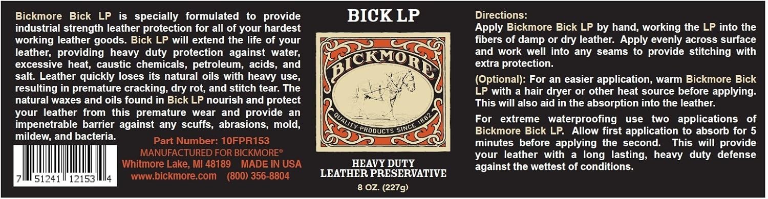 Leather Conditioner, Scratch Repair 8oz – Heavy Duty Leather Preservative | Leat