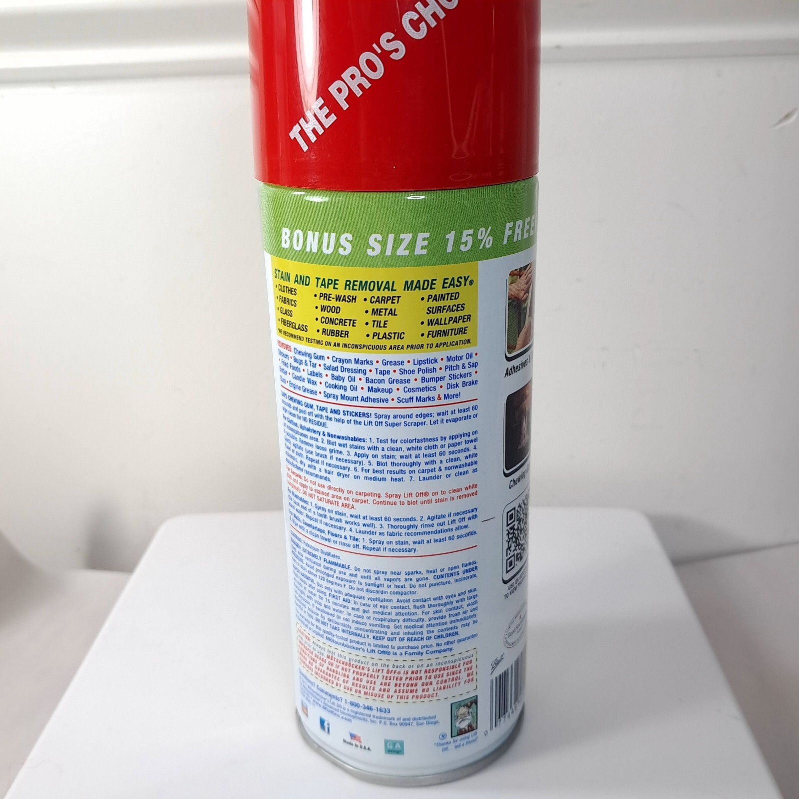 Motsenbockers ORIGINAL Lift Off aerosol SPRAY CAN 11 oz sticky greasy oil stain