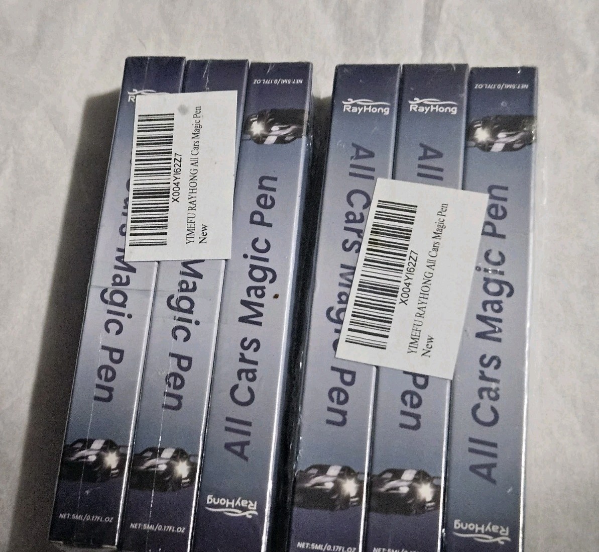 6 PK All Cars Magic Pen Car Scratches,Car Scratch Repair Pen Quick Fix Scratches